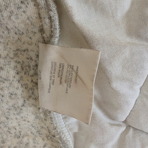 90's Sherpa Coat Comfy Collar Sweater Jacket Belted Drawstring Waist - Picture 3 of 7